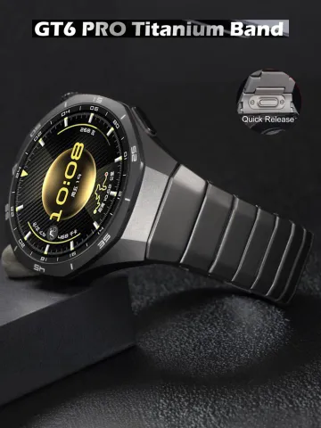 Официална титаниева каишка за Huawei Watch GT 6 Pro - каишка без разстояние 1:1